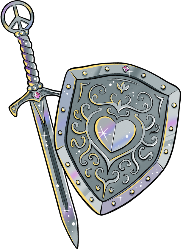 Modern Fairytale Sword and Shield